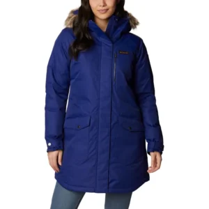 CASACA COLUMBIA SUTTLE MOUNTAIN LONG INSULATED MUJER | L | Dark Sapphire