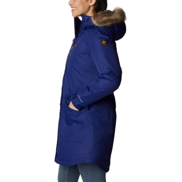 CASACA COLUMBIA SUTTLE MOUNTAIN LONG INSULATED MUJER | L | Dark Sapphire