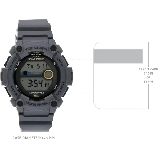 RELOJ CASIO WS1300H DIGITAL HOMBRE - Gris