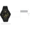 RELOJ CASIO AEQ120W ANALÓGICO-DIGITAL HOMBRE - Negro / Dorado