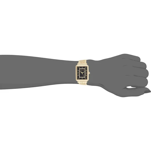 Anne Klein AK/3761SVTT reloj elegante con brillo para mujer | 36.5 mm - Dorado/Negro