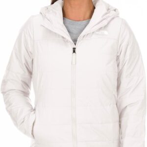 CASACA THE NORTH FACE FLARE HOODIE MUJER | Large | White Gardenia
