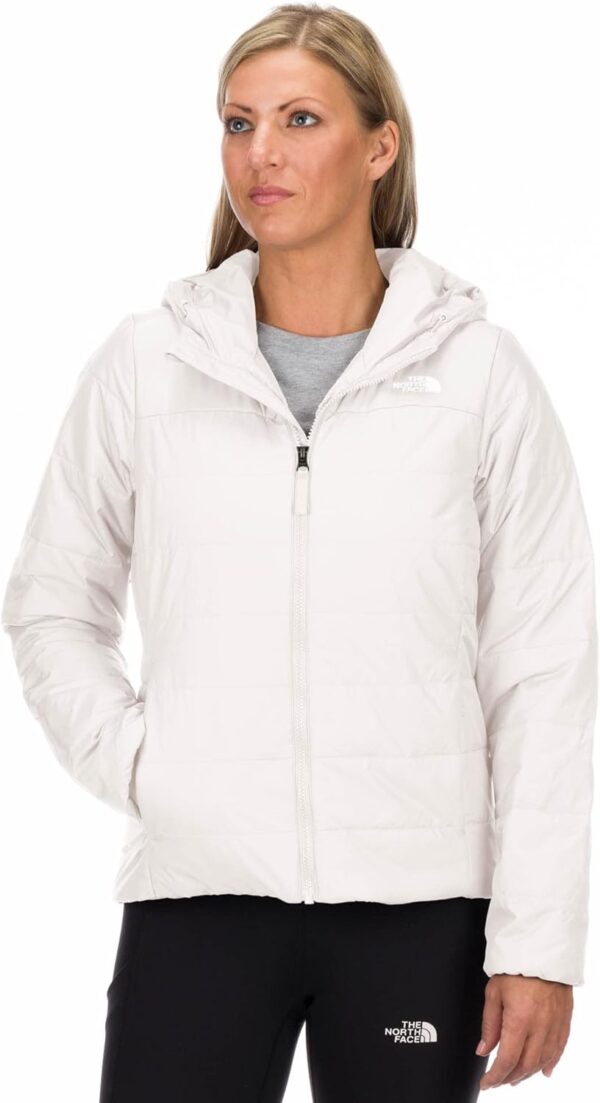 CASACA THE NORTH FACE FLARE HOODIE MUJER | Medium | White Gardenia