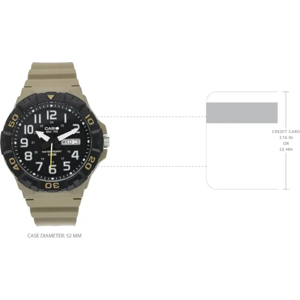 RELOJ CASIO MRW200H ANALÓGICO HOMBRE - Beige/Negro