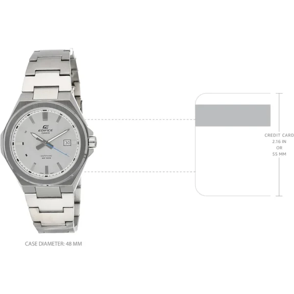 RELOJ CASIO EFB-108D EDIFICE ANALÓGICO HOMBRE - Plateado