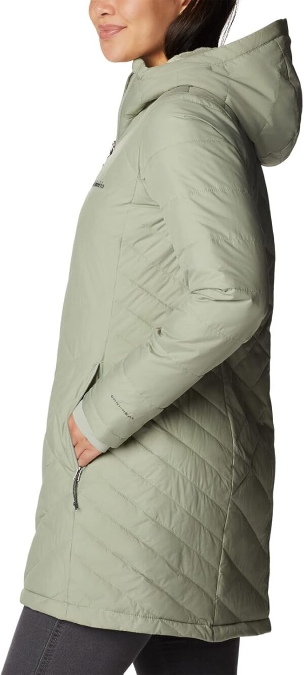 b0b1pfpnqs_0.jpeg COLUMBIA FIRST GENERATION HEAVENLY CASACA LARGA CON CAPUCHA MUJER | M | Safari