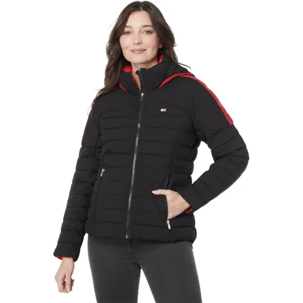 TOMMY HILFIGER ROPA DEPORTIVA CON CAPUCHA Y LOGOTIPO MUJER | XL | Black
