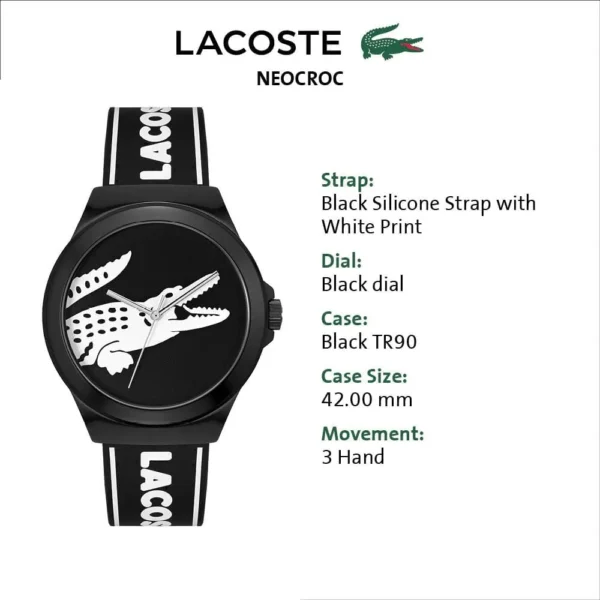 b0b3nkgpsh_3_webp.webp RELOJ LACOSTE NEOCROC CUARZO HOMBRE - BLACK WHITE