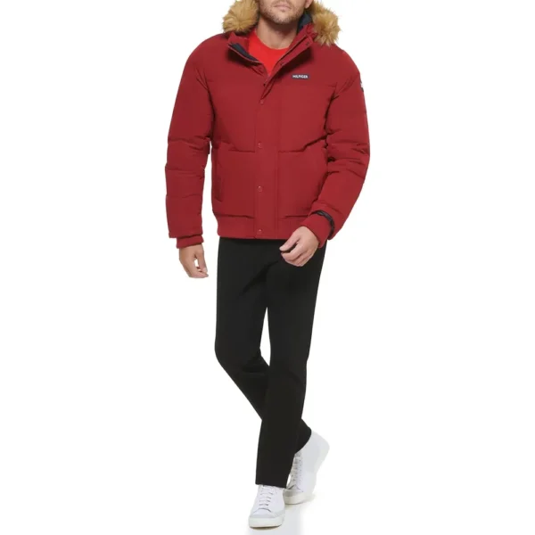 b0b64j63md_1_webp.webp TOMMY HILFIGER CASACA DE ESMÓQUEL PARA HOMBRE | M | Red Technology