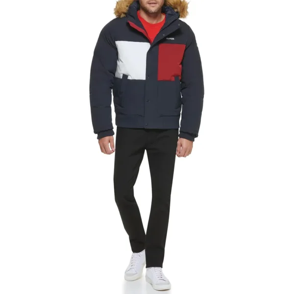 TOMMY HILFIGER CASACA DE ESMÓQUEL PARA HOMBRE | M | Tommy Logo Printed
