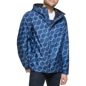 TOMMY HILFIGER CASACA TRANSPIRABLE PARA HOMBRE | M | Nautical Rope Print