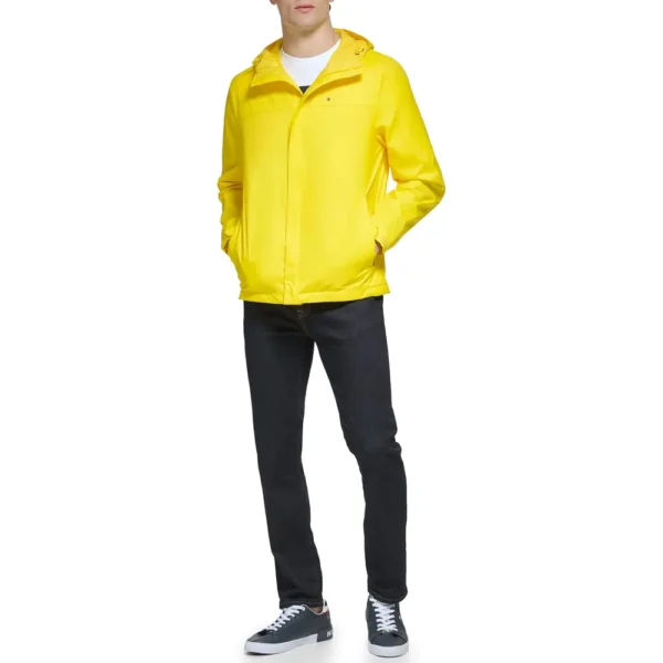 TOMMY HILFIGER CASACA TRANSPIRABLE PARA HOMBRE | M | Yellow (Cyber ​​Yellow)