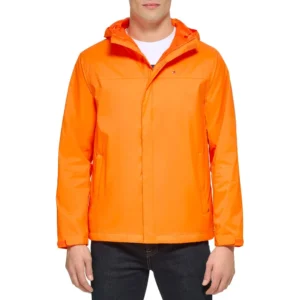 TOMMY HILFIGER CASACA TRANSPIRABLE PARA HOMBRE | S | Orange (Caution Orange)