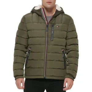 TOMMY HILFIGER CASACA ACOLCHADA PARA HOMBRE | S | Olive Technology
