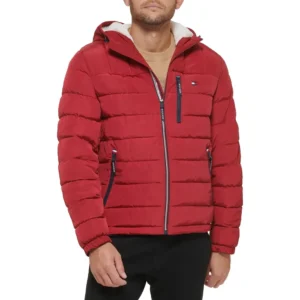 b0b786p664_0_webp.webp TOMMY HILFIGER CASACA ACOLCHADA PARA HOMBRE | XL | Red Technology