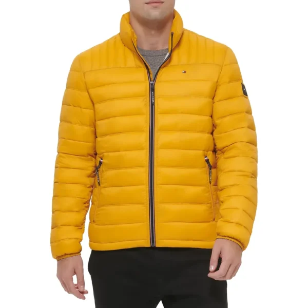 TOMMY HILFIGER LEGACY ULTRA LOFT CASACA PARA HOMBRE | M | Gold Yellow
