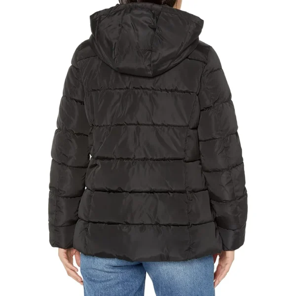 TOMMY HILFIGER CASACA ACOLCHADA CORTA CON CREMALLERA MUJER | X-Large | Black