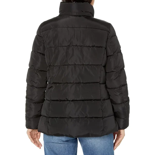 TOMMY HILFIGER CASACA ACOLCHADA CORTA CON CREMALLERA MUJER | X-Large | Black