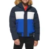 TOMMY HILFIGER CASACA DE ESMÓQUEL PARA HOMBRE | XL | Blue Color Block