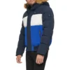 TOMMY HILFIGER CASACA DE ESMÓQUEL PARA HOMBRE | XL | Blue Color Block