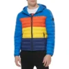 TOMMY HILFIGER CASACA ULTRA LOFT PARA HOMBRE | L | Multicolor Blue Color Block