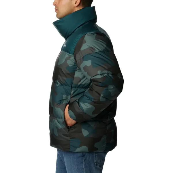 COLUMBIA PUFFECT II CASACA PARA HOMBRE | Medium | Nightwave Mod Metal Camouflage Print