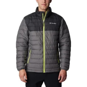 COLUMBIA POWDER LITE CASACA PARA HOMBRE | Small | Gray, Shark