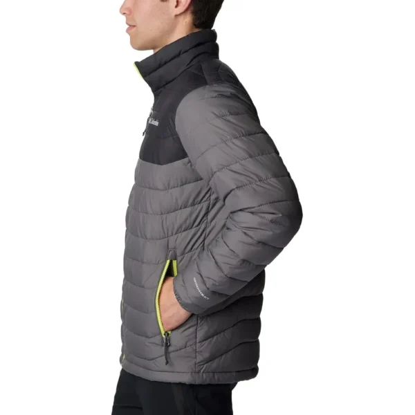 COLUMBIA POWDER LITE CASACA PARA HOMBRE | Small | Gray, Shark