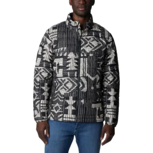 COLUMBIA POWDER LITE CASACA PARA HOMBRE | Medium | Black Passage Print
