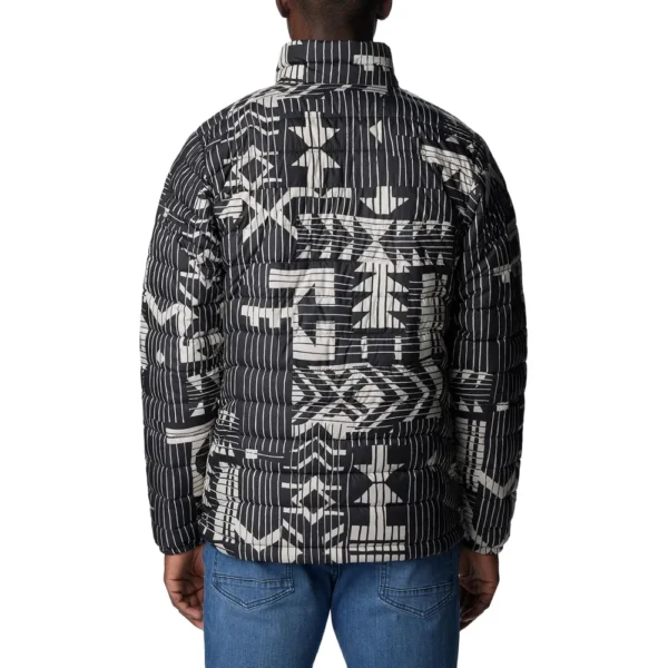 COLUMBIA POWDER LITE CASACA PARA HOMBRE | Medium | Black Passage Print