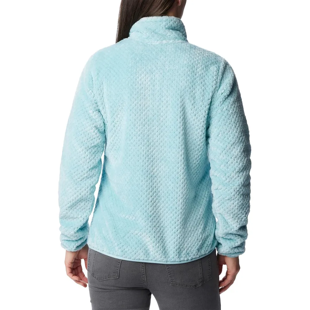 COLUMBIA FIRE SIDE II CASACA DE SHERPA CON CREMALLERA COMPLETA MUJER | XL | Water (Aqua Haze) - Imagen 3