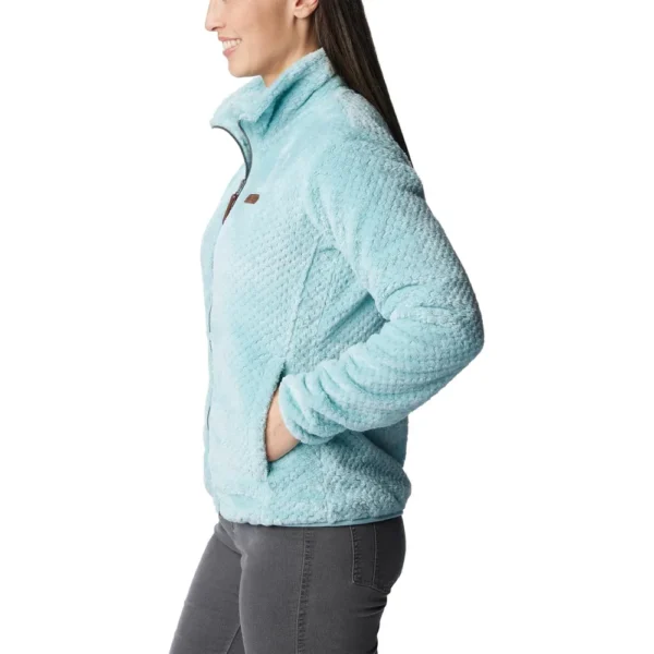 COLUMBIA FIRE SIDE II CASACA DE SHERPA CON CREMALLERA COMPLETA MUJER | XL | Water (Aqua Haze)