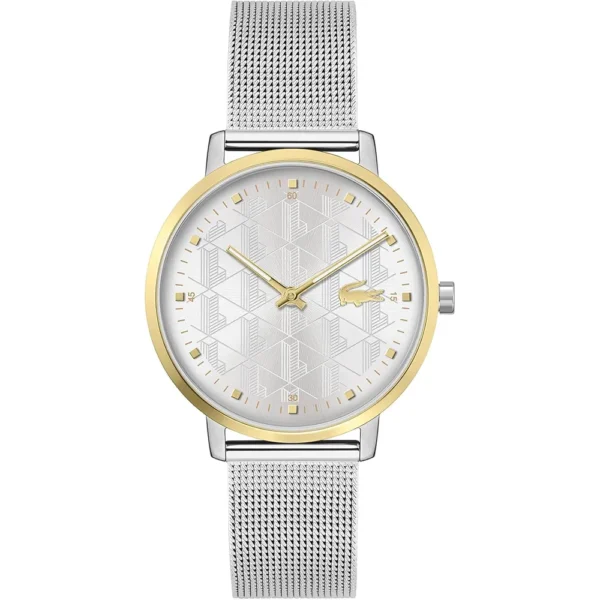 RELOJ LACOSTE CROCORIGIN 2H DE CUARZO 30M MUJER - SILVER GOLD