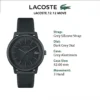 RELOJ LACOSTE 12.12 MOVE CUARZO HOMBRE - Black