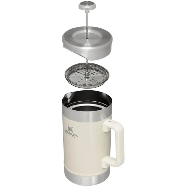 STANLEY CAFETERA FRENCH PRESS CLASSIC STAY-HOT 48 OZ / 1.42 L | CREAM GLOSS