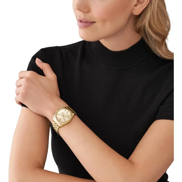 Michael Kors MK4739 reloj Lexington para mujer | 38 mm - Oro