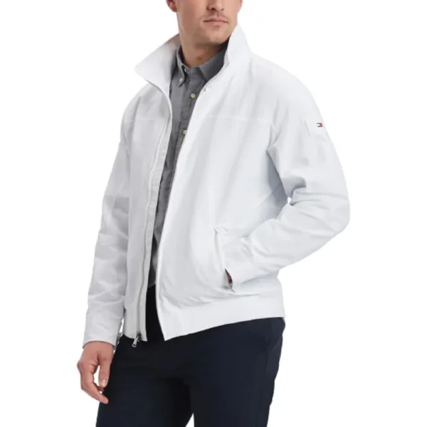 b0c5n8wt41_0_webp.webp TOMMY HILFIGER CASACA BOMBER REGATTA LIGERA PARA HOMBRE | XL | Sustainable Optical White