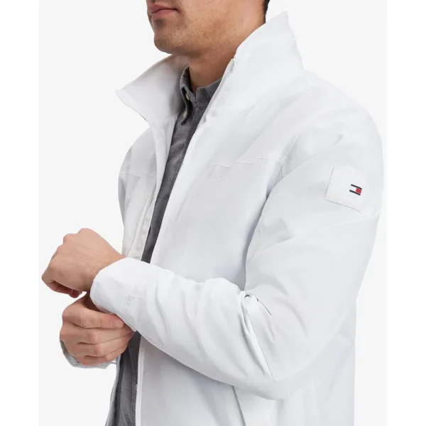b0c5n8wt41_2_webp.webp TOMMY HILFIGER CASACA BOMBER REGATTA LIGERA PARA HOMBRE | XL | Sustainable Optical White