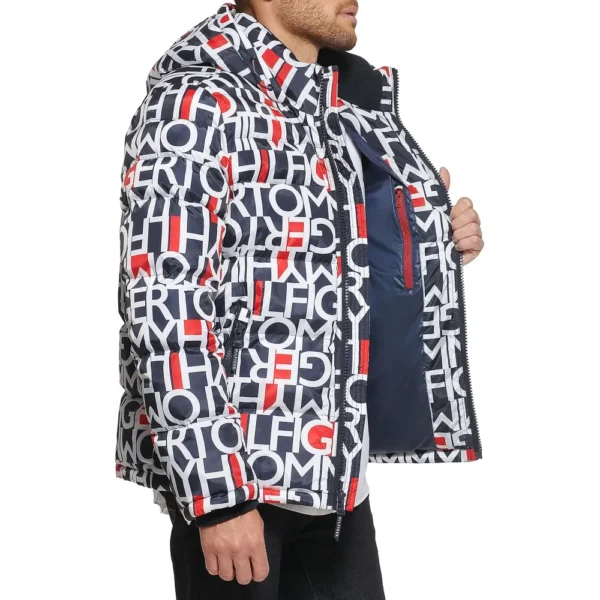 b0c5zq3ckh_2_webp.webp TOMMY HILFIGER CASACA ACOLCHADA CON CAPUCHA PARA HOMBRE | Large | Abstract Red White Blue Logo