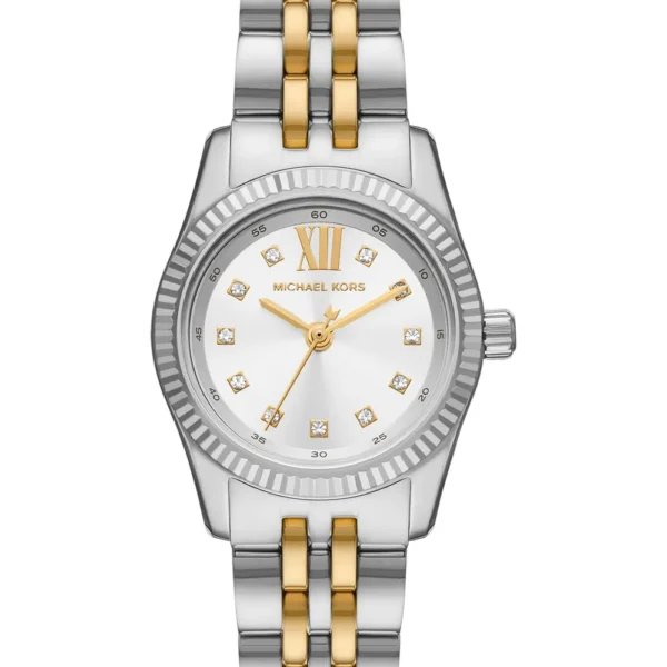 Michael Kors MK4739 reloj Lexington para mujer | 26 mm - Plata/Oro