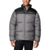 COLUMBIA CASACA ACOLCHADA PARA HOMBRE MODELO III | Pequeña | Black, Grey (City Grey/Black)