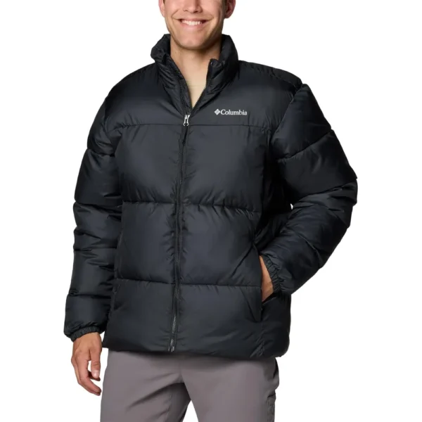 COLUMBIA CASACA ACOLCHADA PARA HOMBRE MODELO III | Mediana | Black -