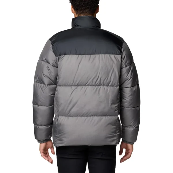 COLUMBIA CASACA ACOLCHADA PARA HOMBRE MODELO III | Grande | Black, Grey (City Grey/Black)