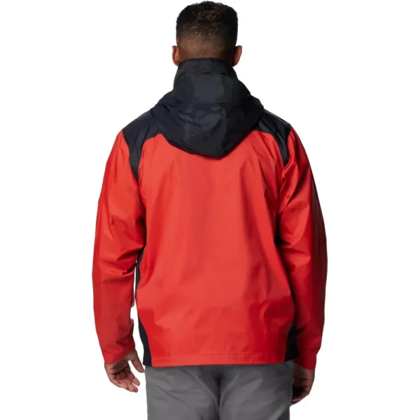 COLUMBIA GLENNAKER LAKE II CASACA PARA HOMBRE | XL | Black, Red (Sail Red/Black)