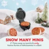 WAFLERA DASH MULTIMAKER MINI JENGIBRE Y COPO DE NIEVE | 2 PIEZAS