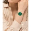 RELOJ LACOSTE CROCORIGIN 2H DE CUARZO 30M MUJER - GREEN/GOLD