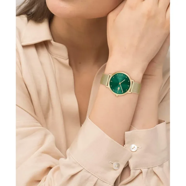 RELOJ LACOSTE CROCORIGIN 2H DE CUARZO 30M MUJER - GREEN/GOLD