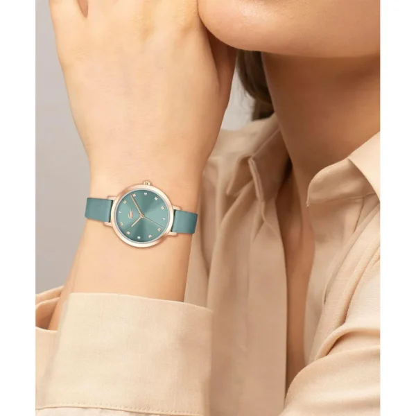 RELOJ LACOSTE RIGA 3H DE CUARZO 34 MM MUJER - SEA GREEN/CARNATION GOLD