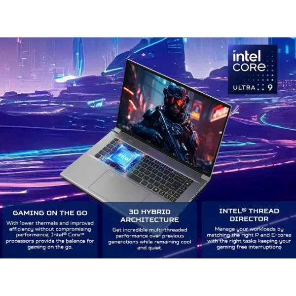 LAPTOP ACER PREDATOR TRITON NEO 16 16″ INTEL ULTRA 9 RTX 4070 32GB 1TB | NEGRO