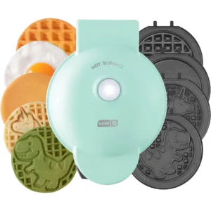 WAFLERA DASH MULTIMAKER MINI CON PLACAS REMOVIBLES | AQUA